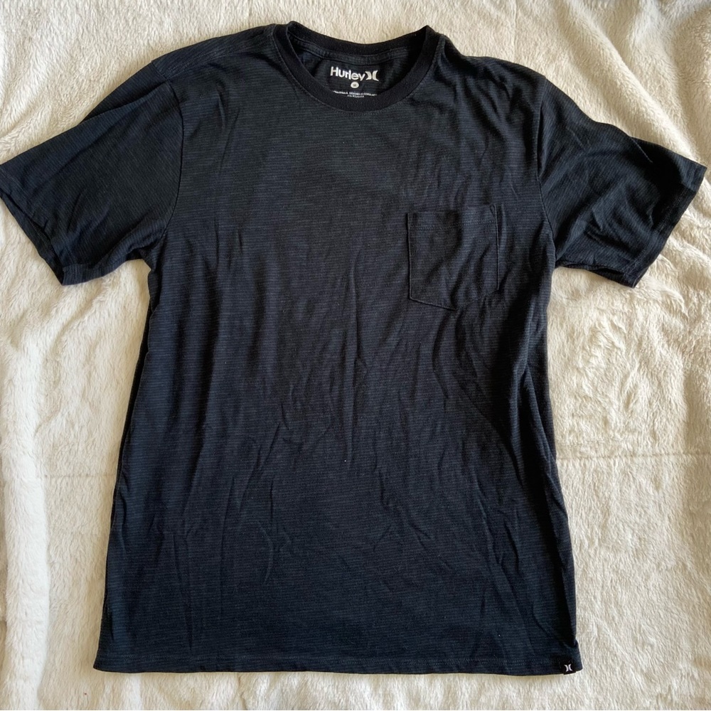 Mens M Hurley striped T-shirt